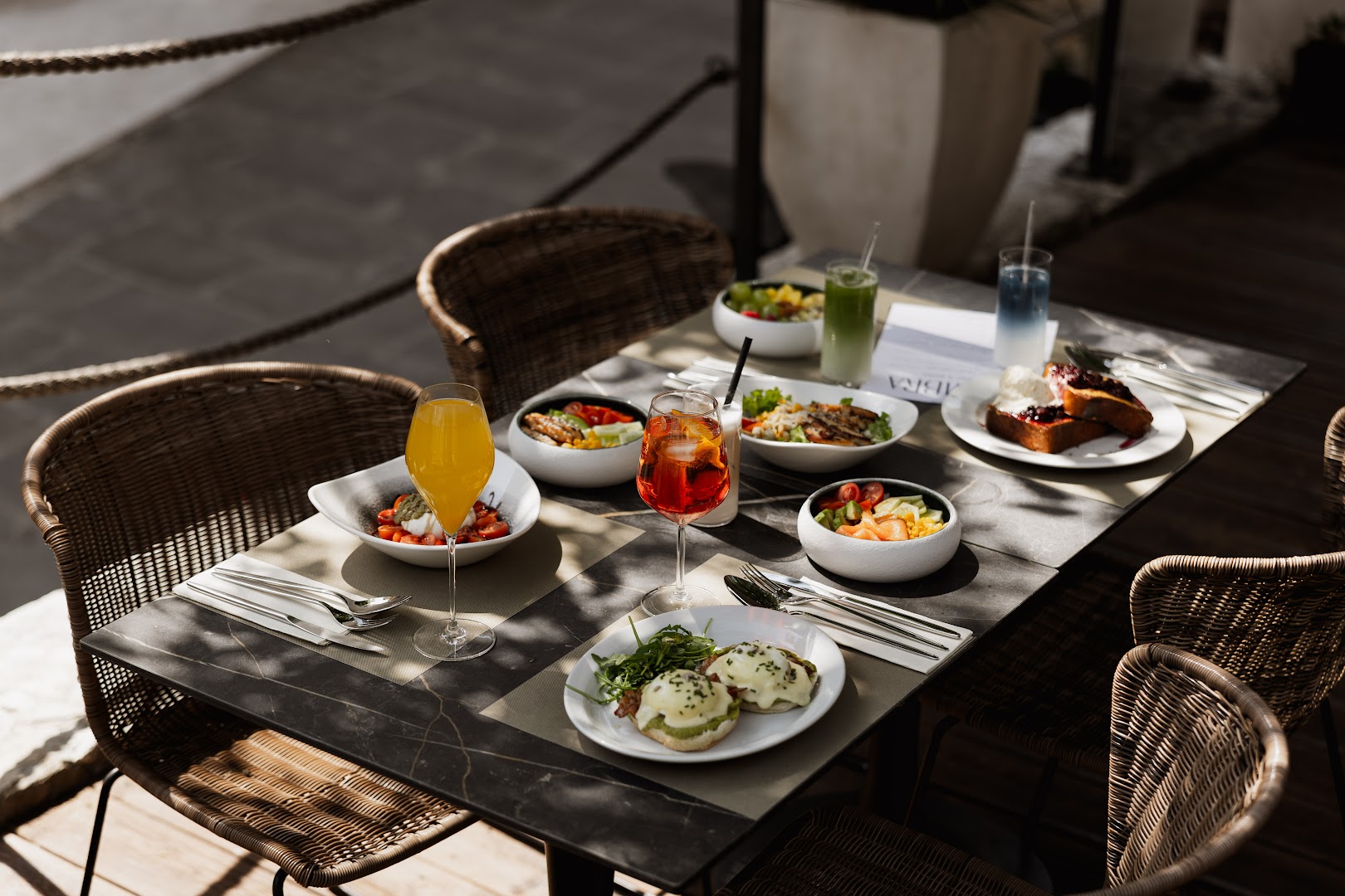 Sombra: appetizing, high-quality brunch spread