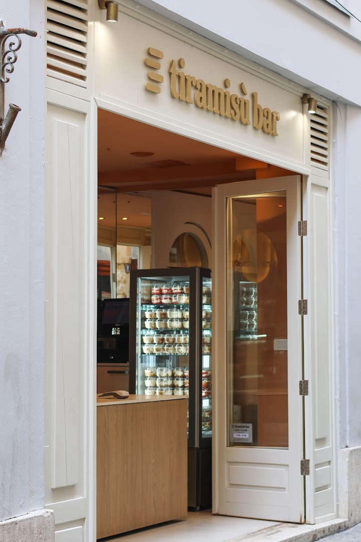 Tiramisu Bar: clear, professional shot of entrance