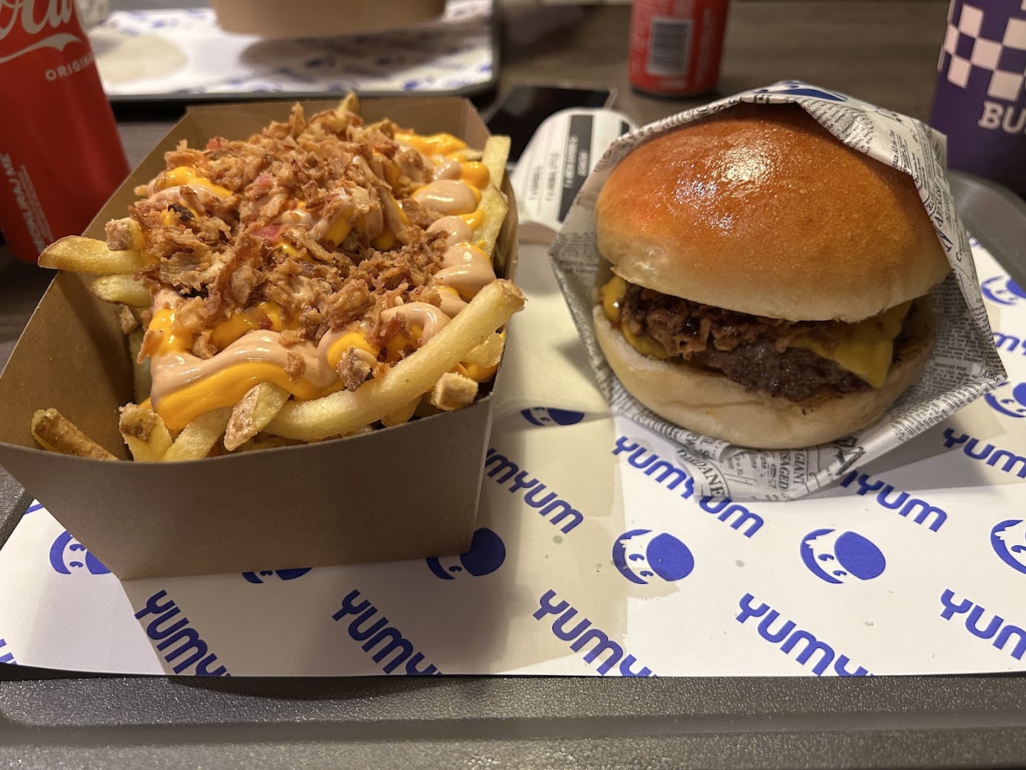 Yum Yum Burger Bar: appetizing photo of restaurant food