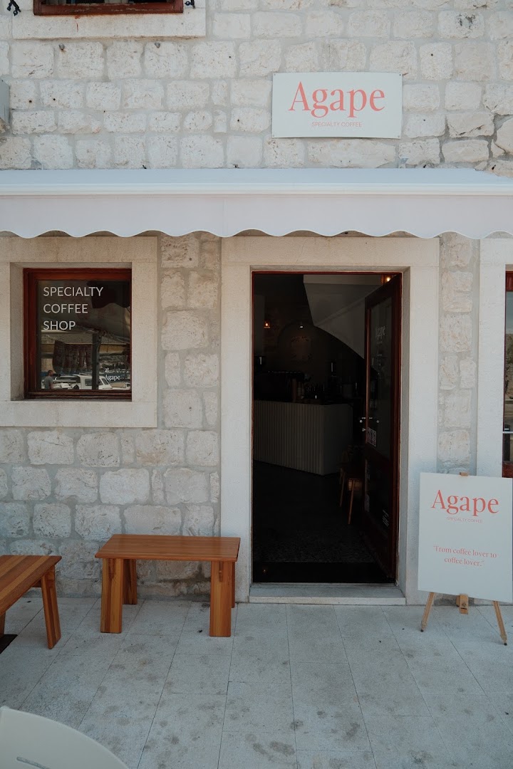 Agape Specialty Coffee: clear, professional exterior shot