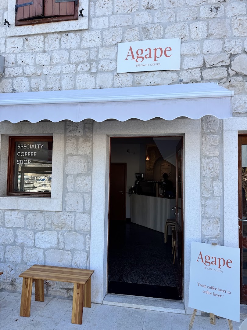 Agape Specialty Coffee: clear, professional storefront photo