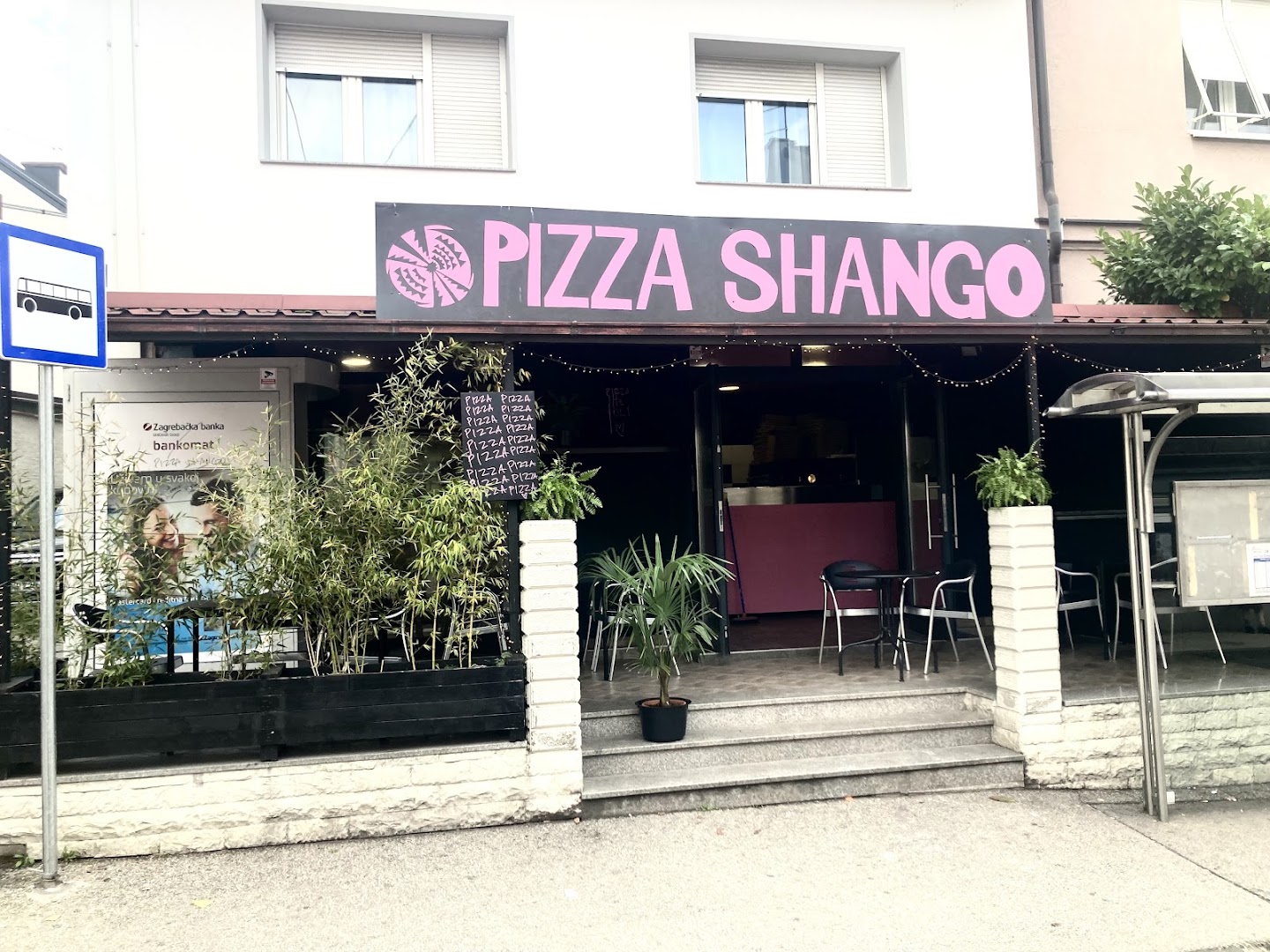 Pizza Shango: clear exterior shot of restaurant