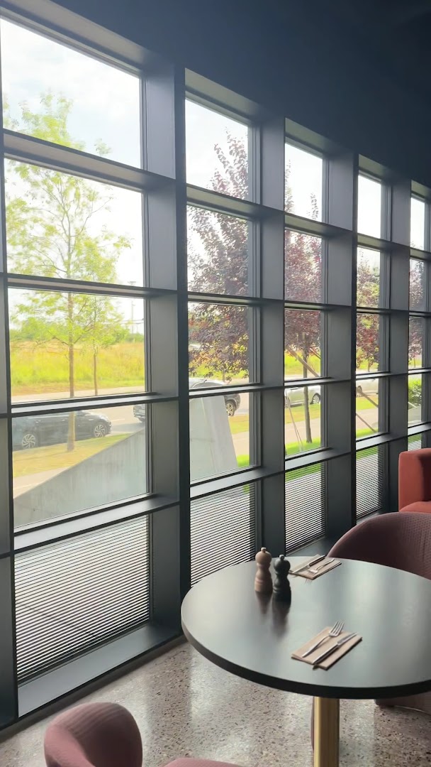 Pullman Zagreb: attractive hotel interior and view