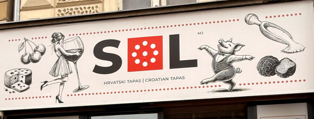 SOL: clear signage of the restaurant