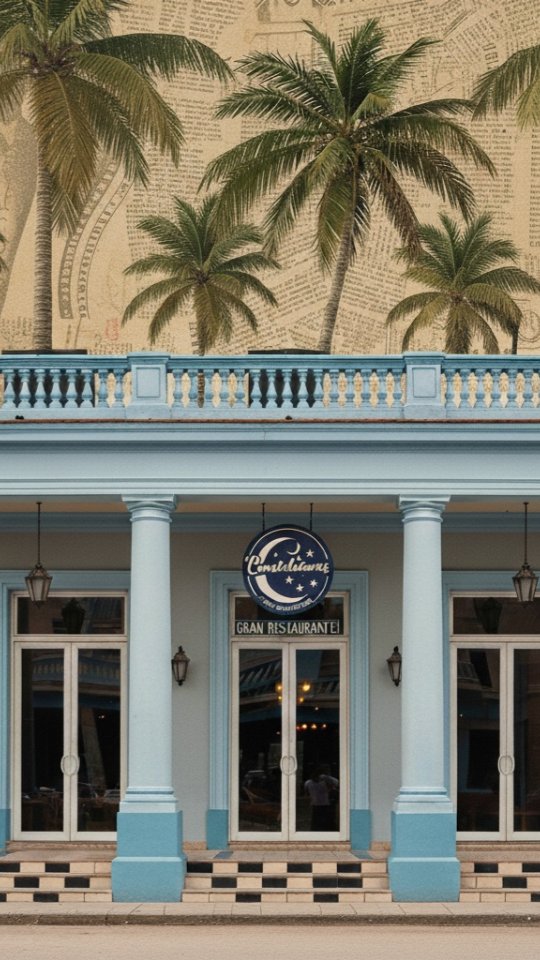 Constelaciones: attractive, professional exterior restaurant shot
