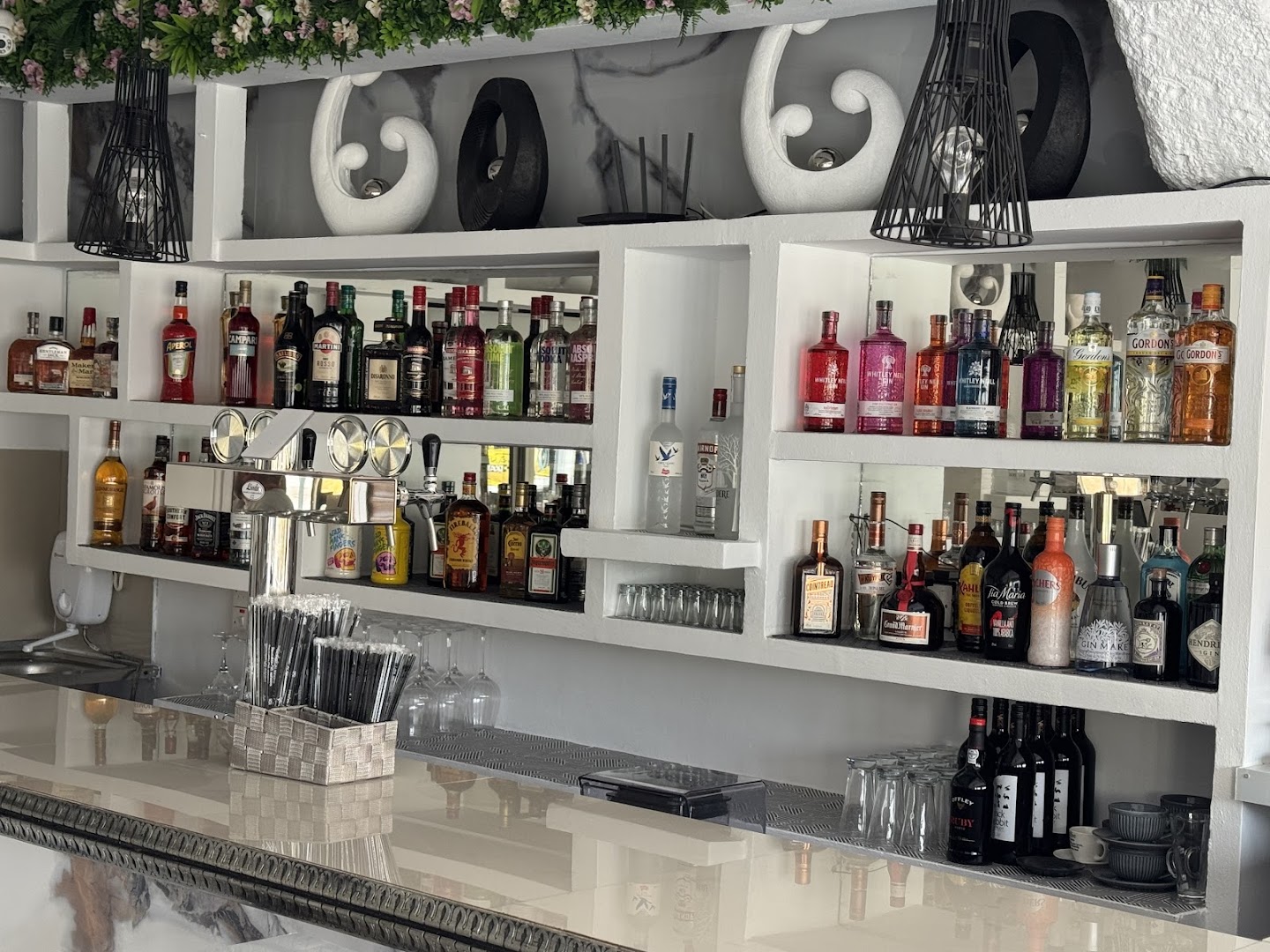 Graze Lounge: clear, professional shot of bar