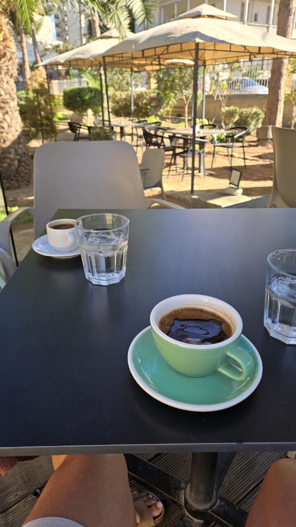 Cyprus Museum Café: inviting cafe atmosphere and coffee