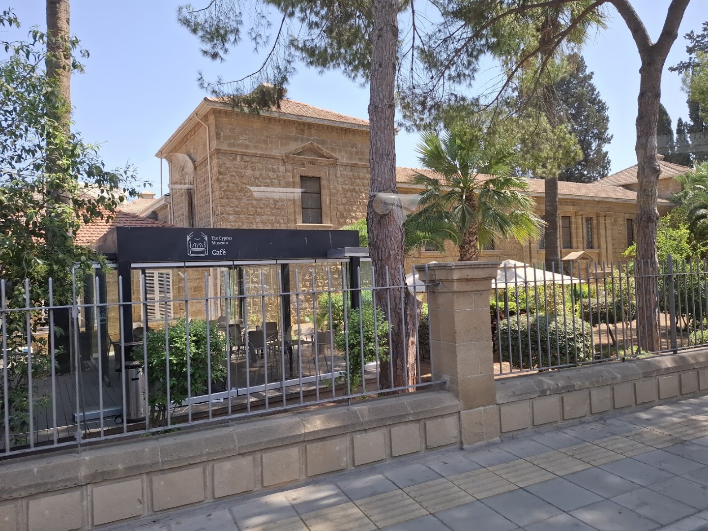 Cyprus Museum Café: clear exterior view of venue