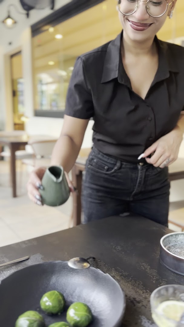 Rous: professional staff serving food