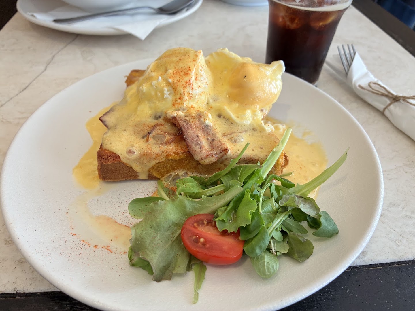 Café Placzek: appetizing photo of served food