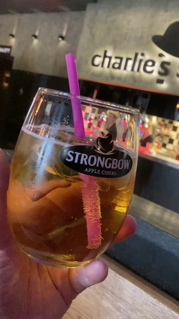Charlie's Square: clear photo of restaurant drink