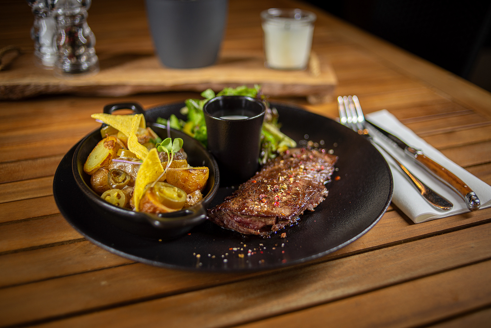 Prime Steak: high quality, appetizing food photo
