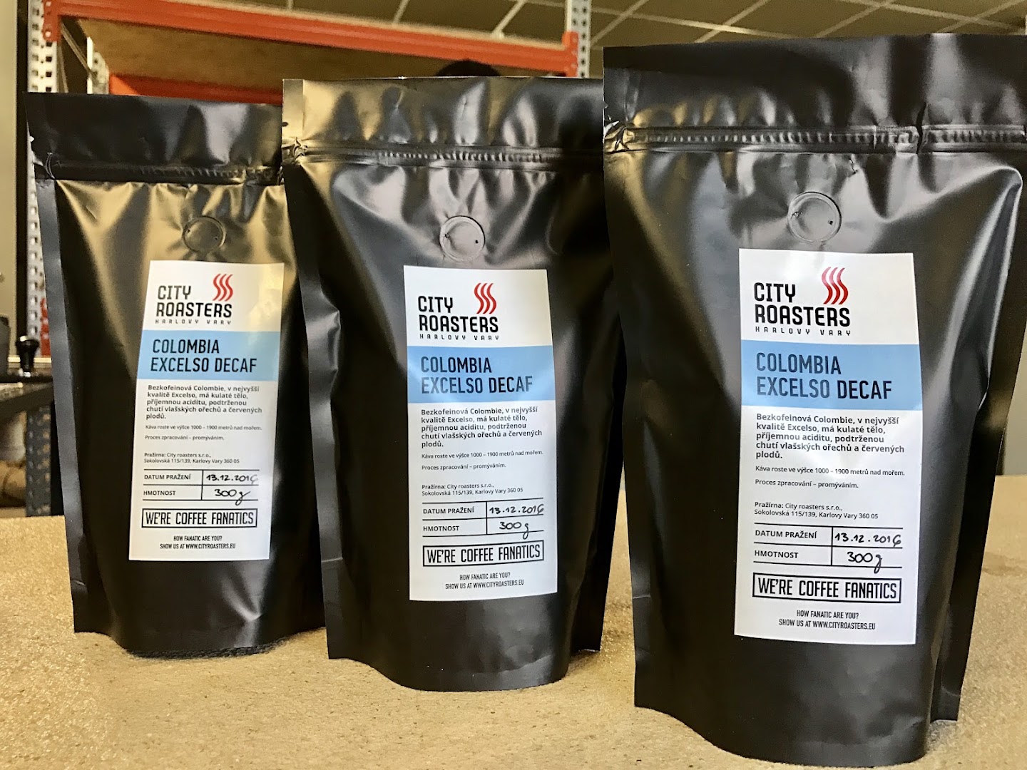 City Roasters: clear product photo of coffee