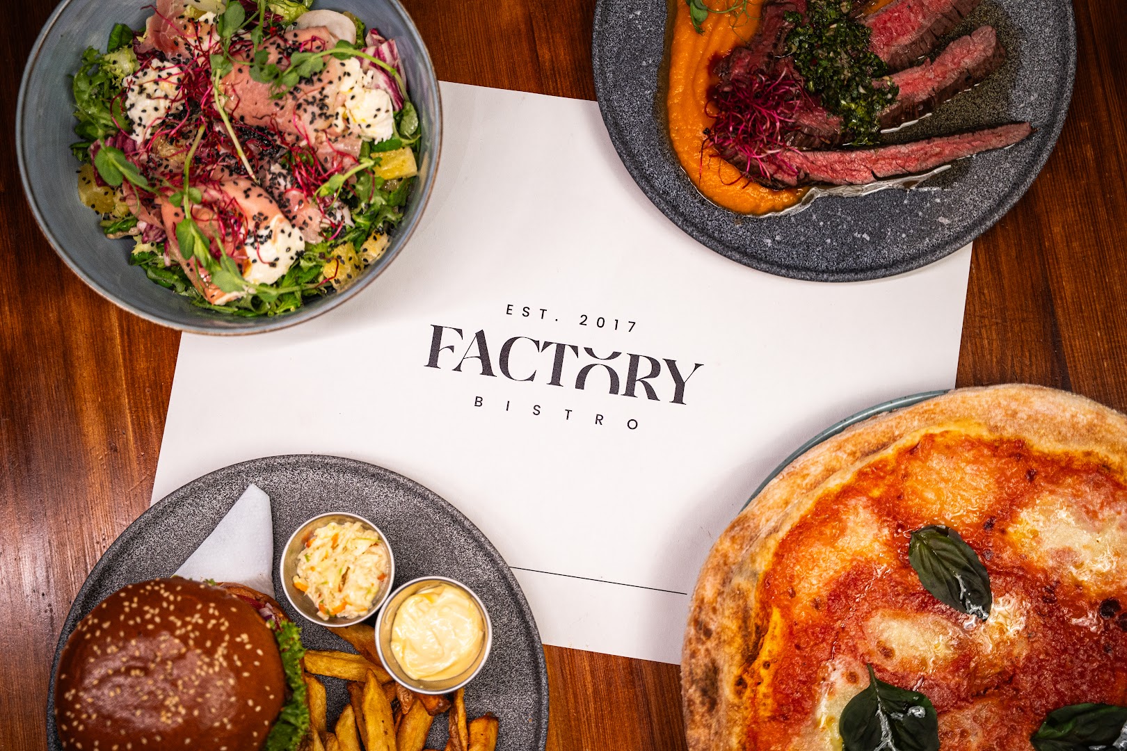 Factory Bistro Cafe Bar: professional high-quality food photography