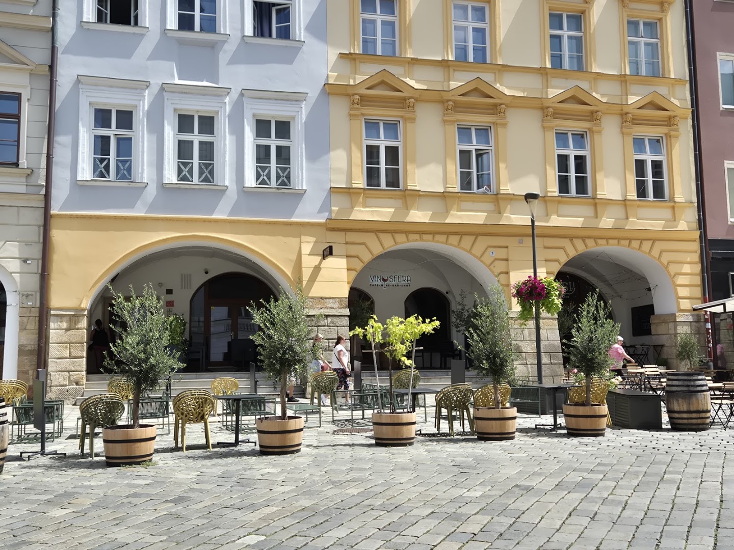 VINOSFERA: clear, inviting exterior terrace shot