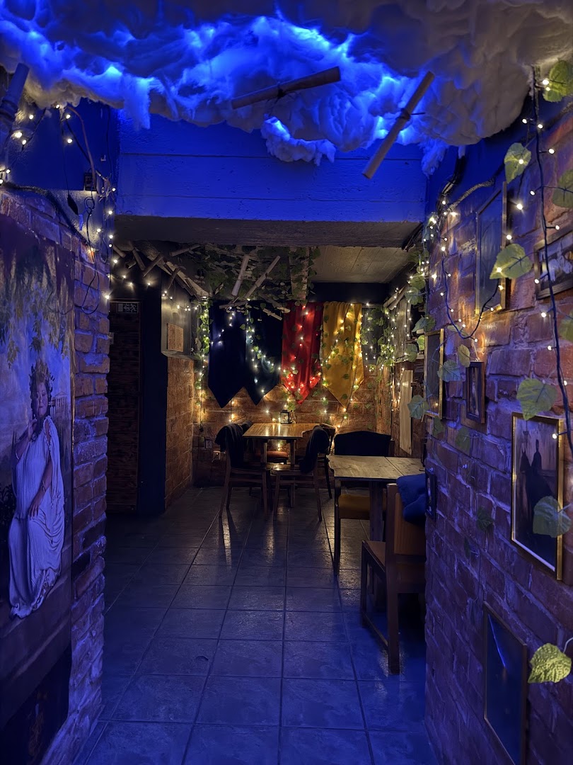 Kouzelná Kavárna: atmospheric and inviting interior shot