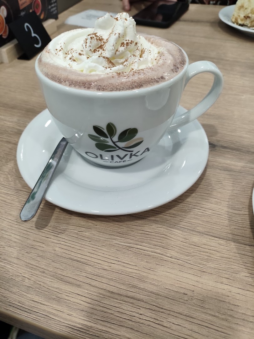 Olivka Café: appetizing photo of cafe drink