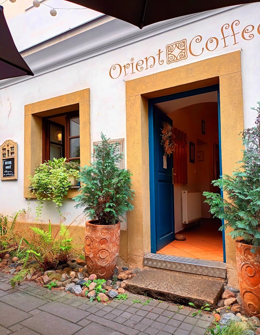Orient Coffee: inviting and professional venue exterior