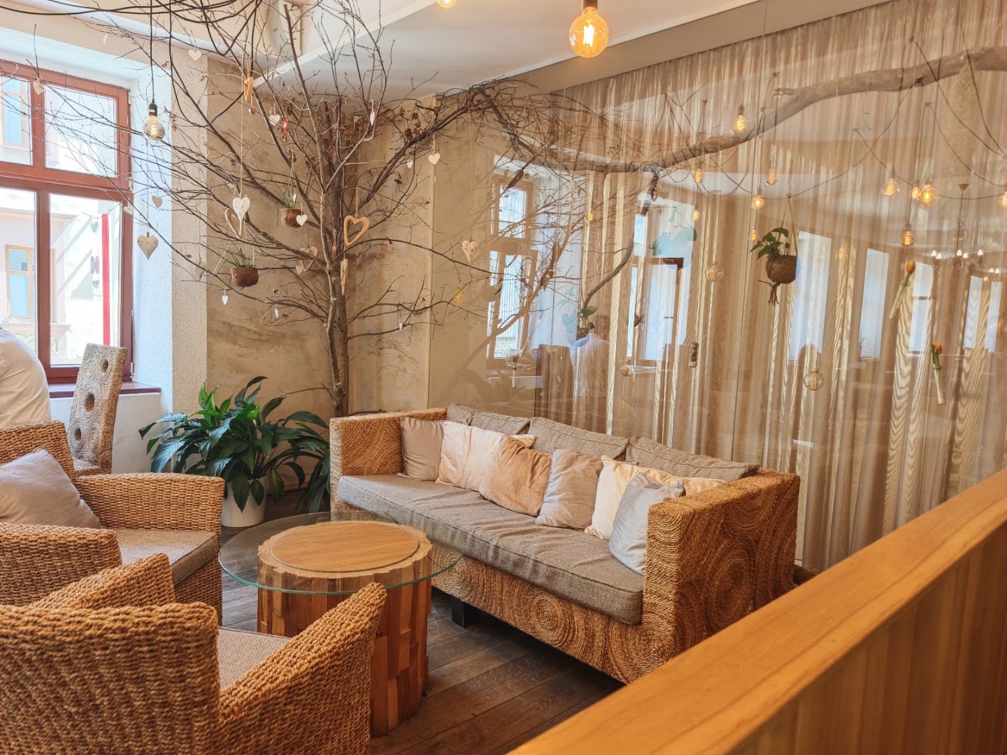 Slunečnice: attractive and inviting restaurant interior