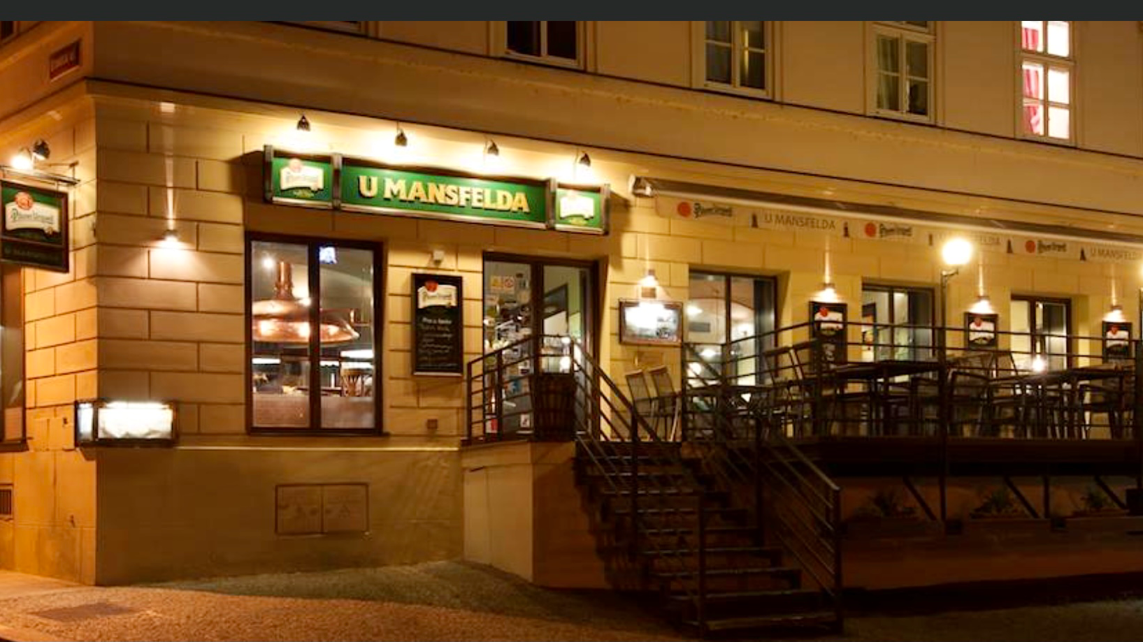 Restaurace U Mansfelda: attractive exterior shot of restaurant