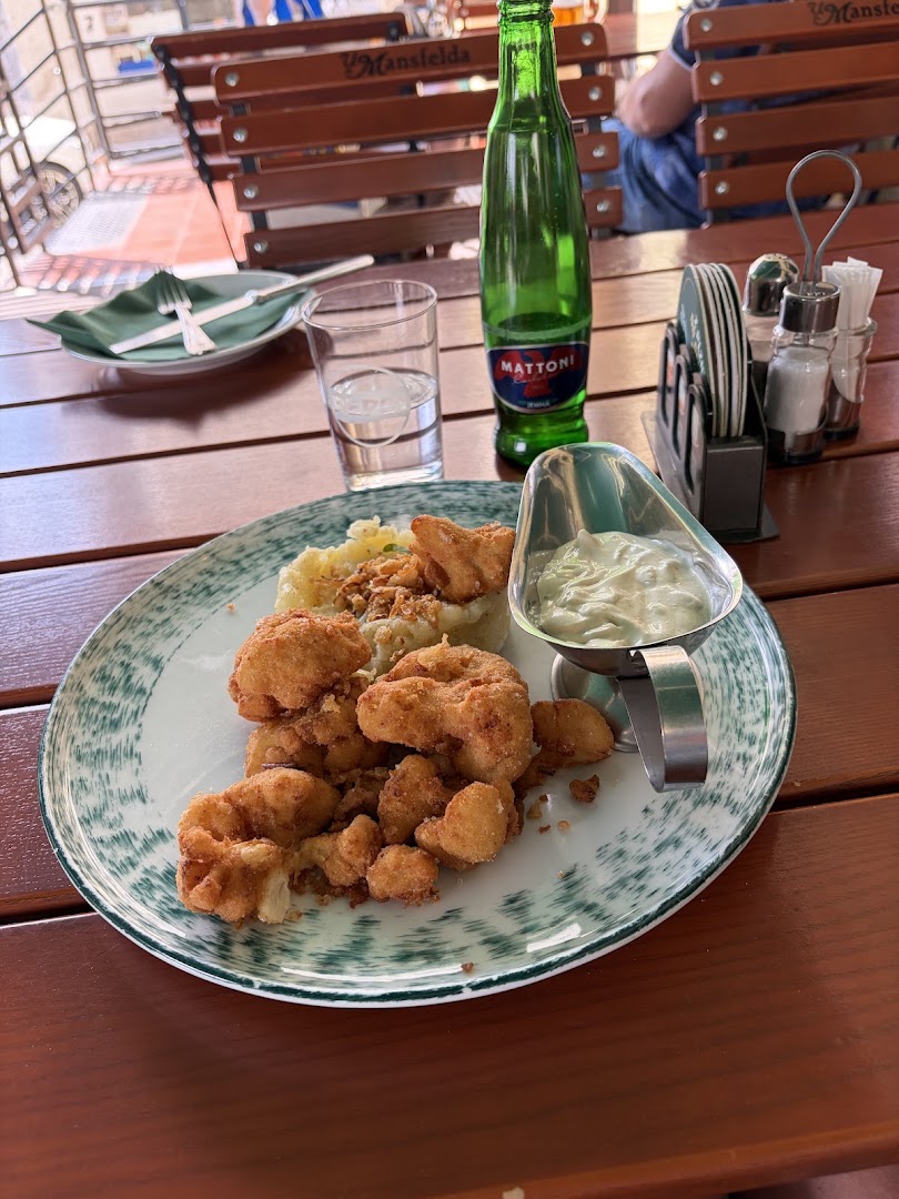 Restaurace U Mansfelda: appetizing food photo at venue