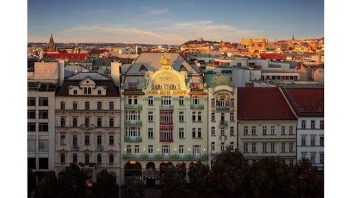 W Prague: beautiful exterior view of hotel
