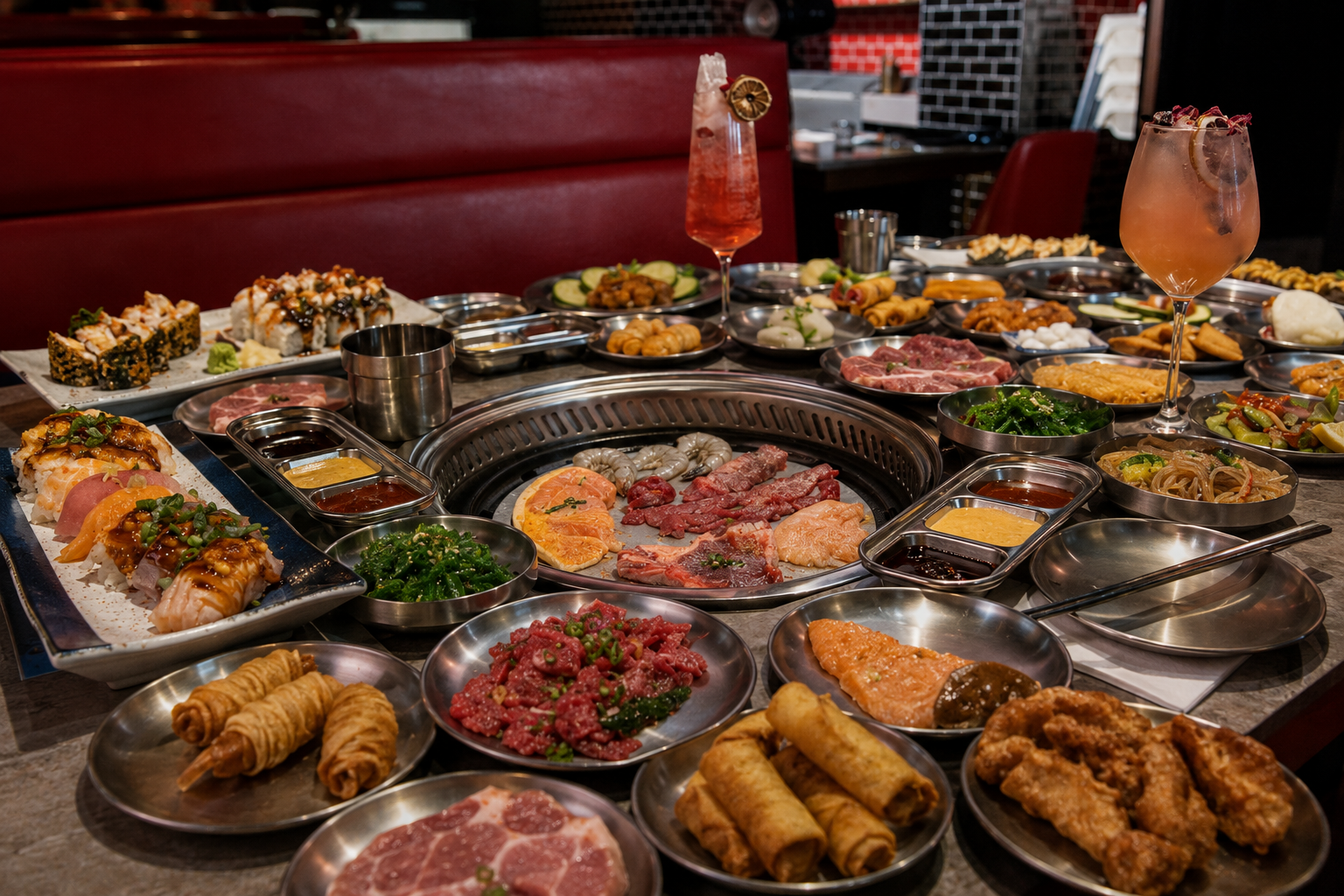 Sekiryu: appetizing high-quality food spread
