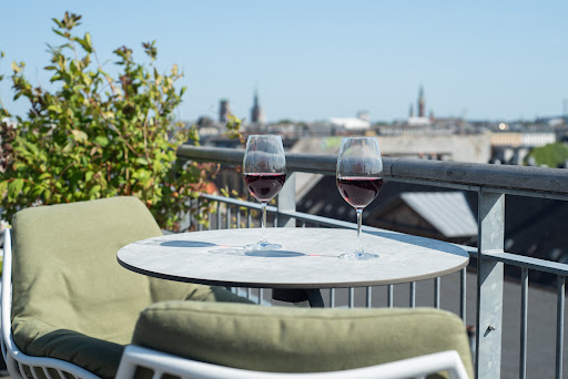 Hotel Hans: attractive hotel terrace view