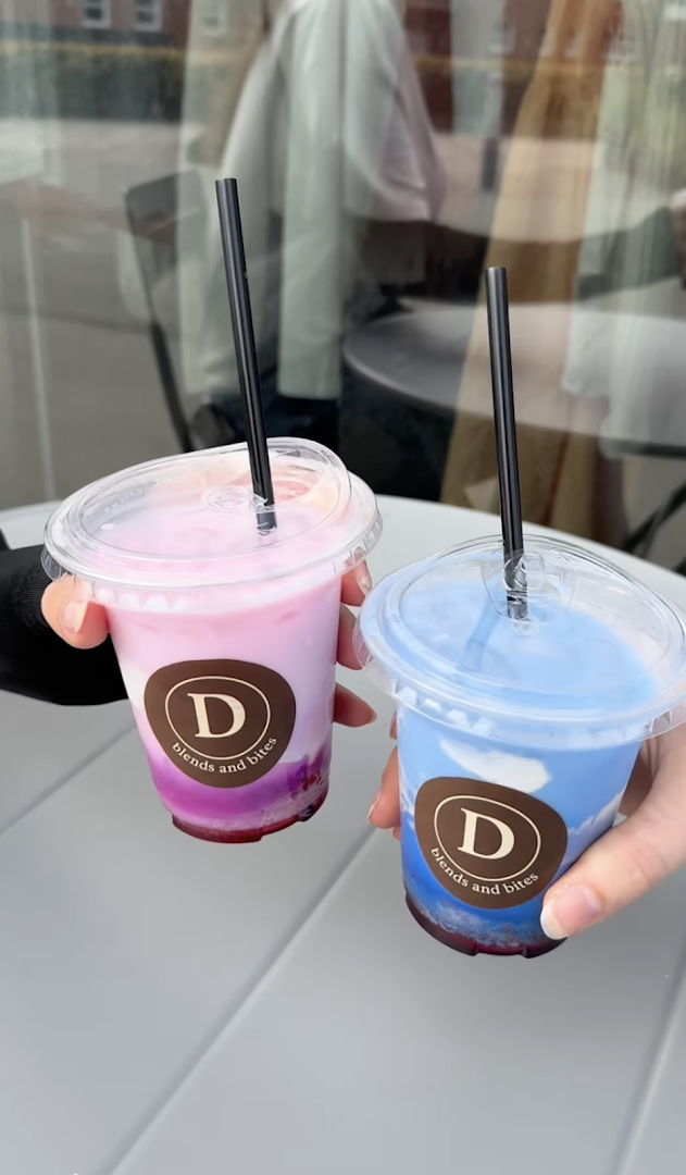 D. Blends and Bites: appealing photo of branded drinks