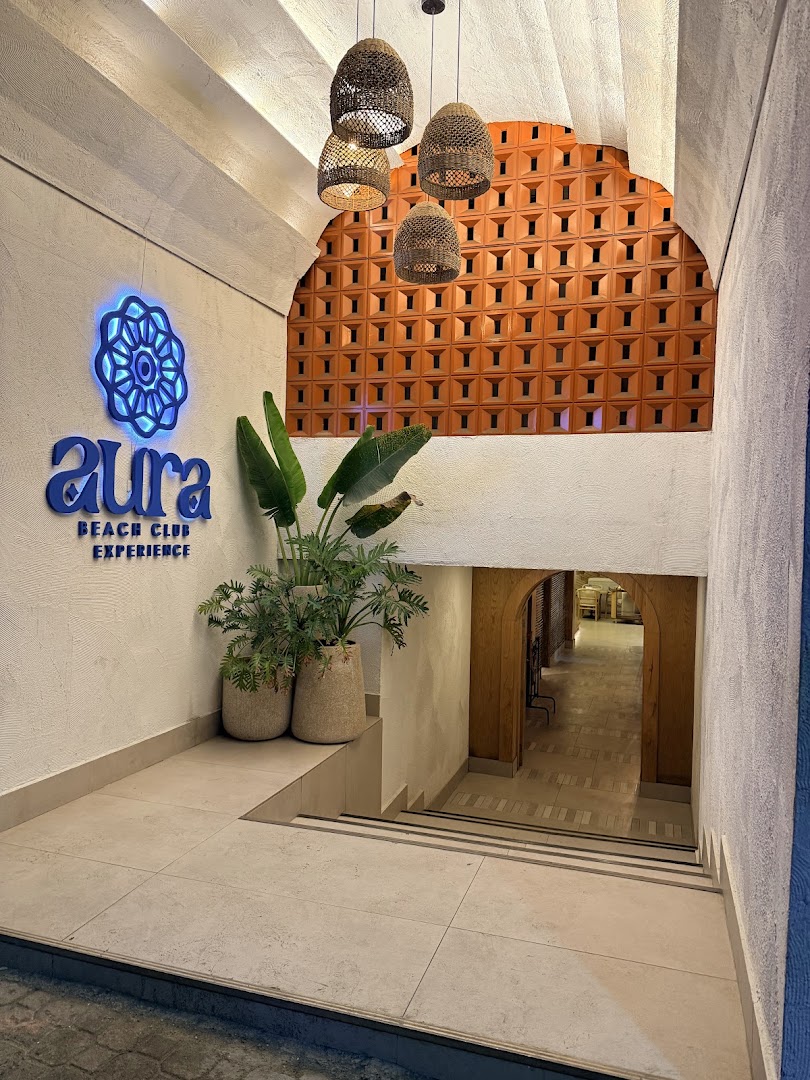 Aura Beach Club: professional, inviting entrance photo