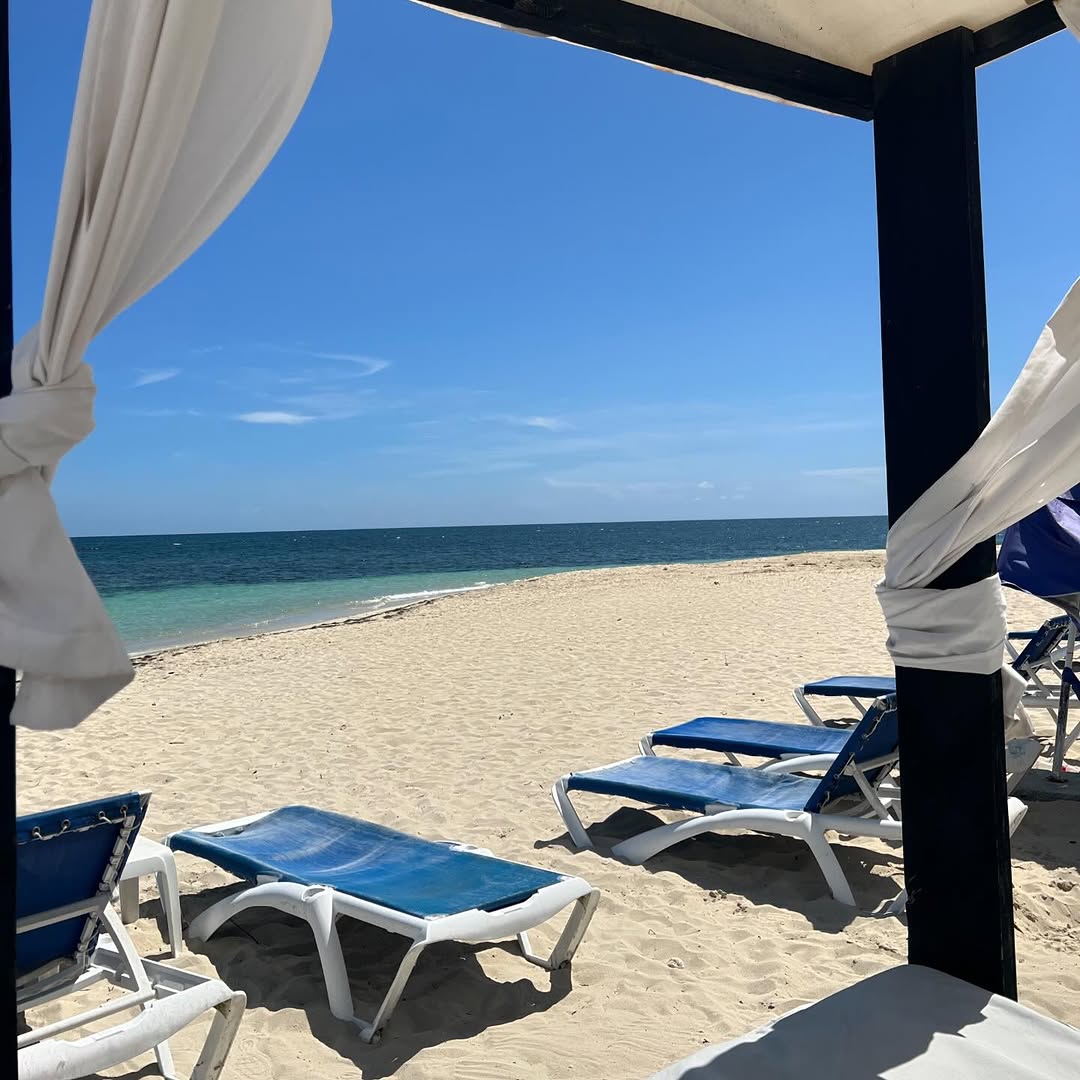 Nico's Beach Restaurant: inviting beach restaurant atmosphere