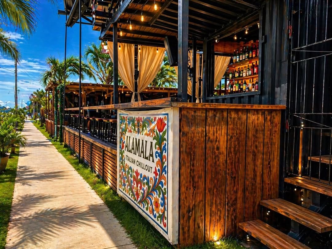 Alamala Italian Chillout: attractive, high-quality venue exterior shot
