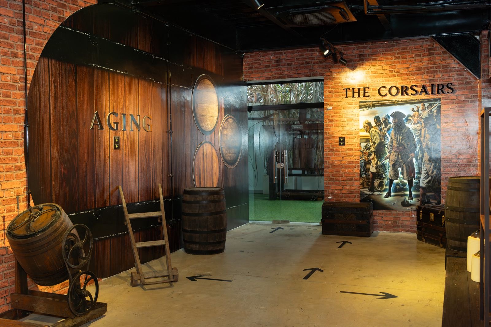 Rum Legacy Museum & Shop: high quality museum interior display