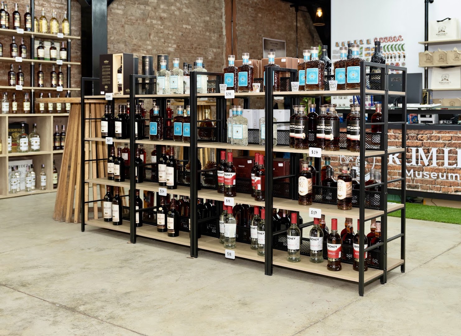 Rum Legacy Museum & Shop: clear display of museum products