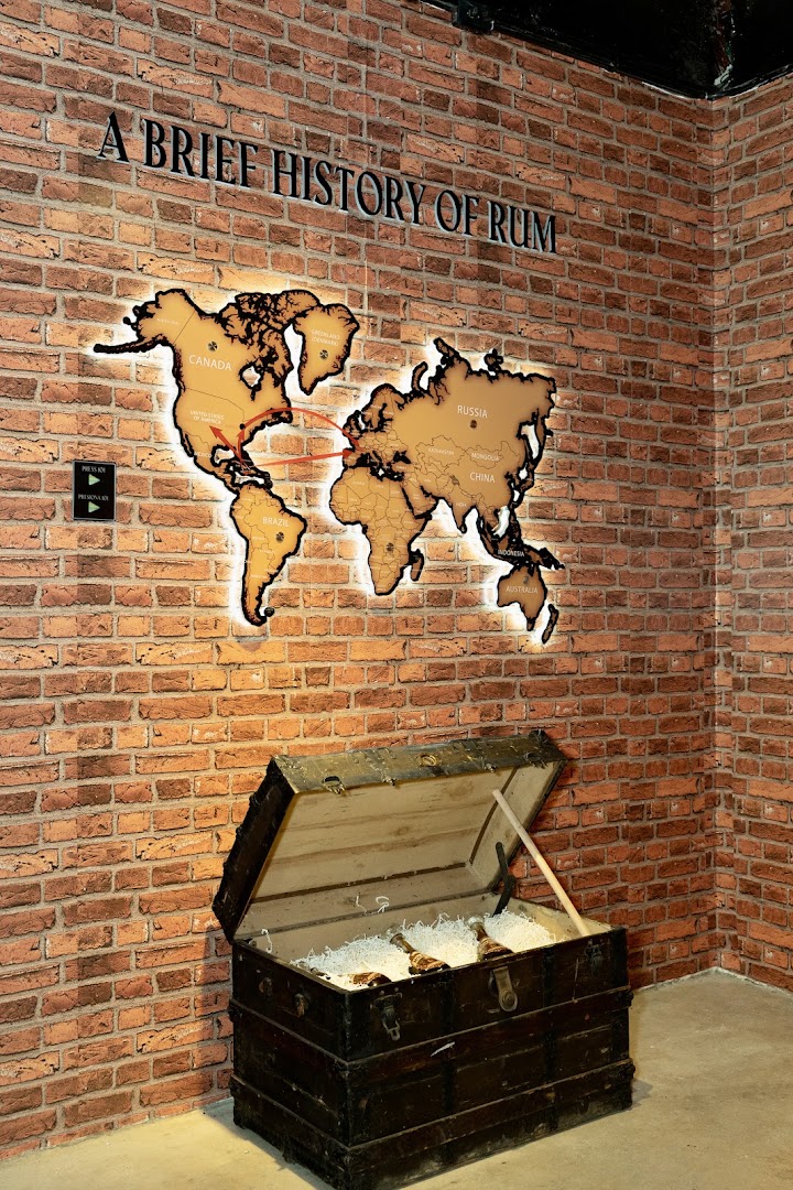 Rum Legacy Museum & Shop: clear exhibition display and atmosphere