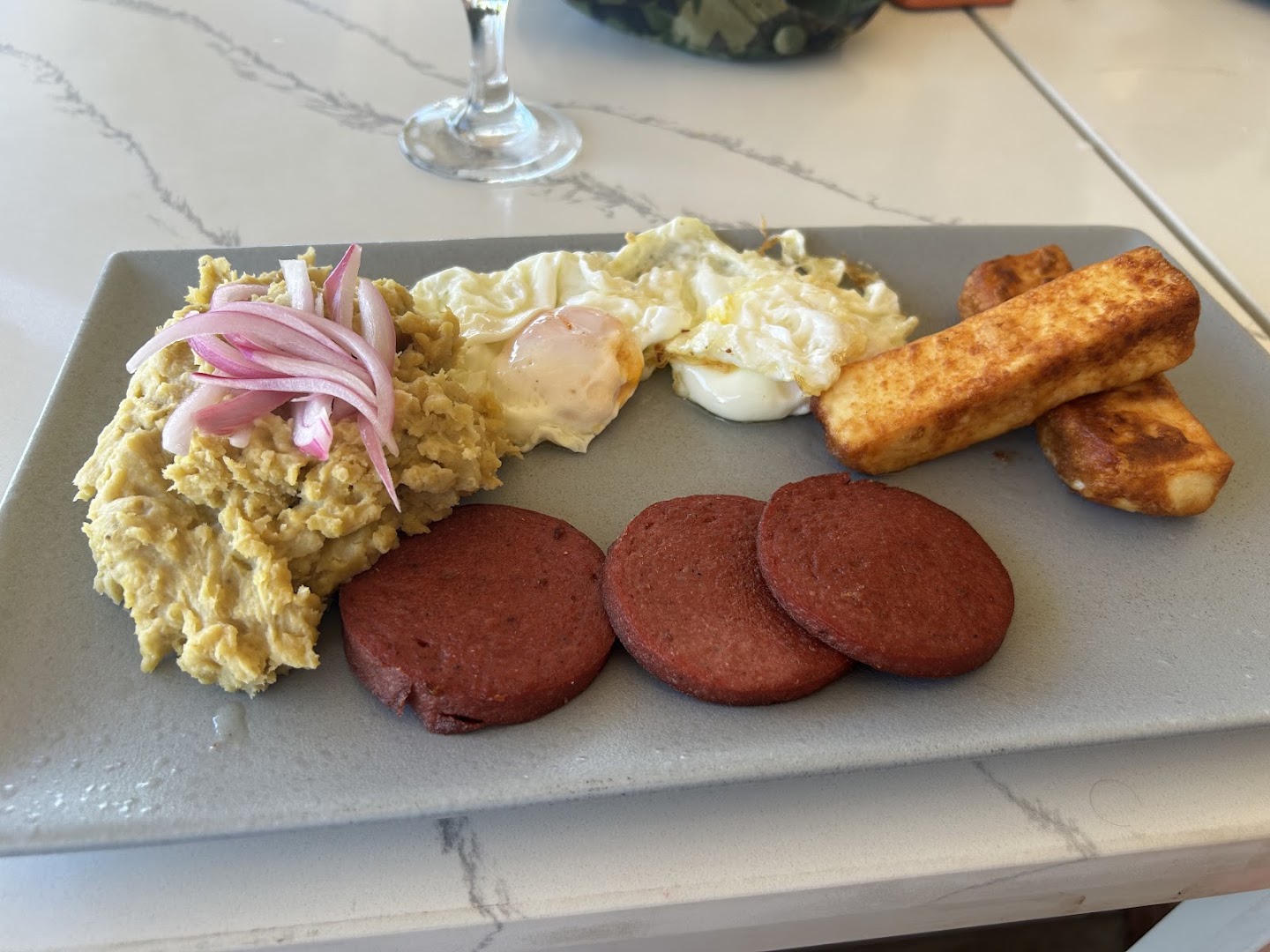 Santorino: appetizing photo of restaurant food