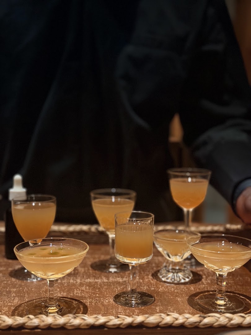 Casarré: professional shot of served drinks