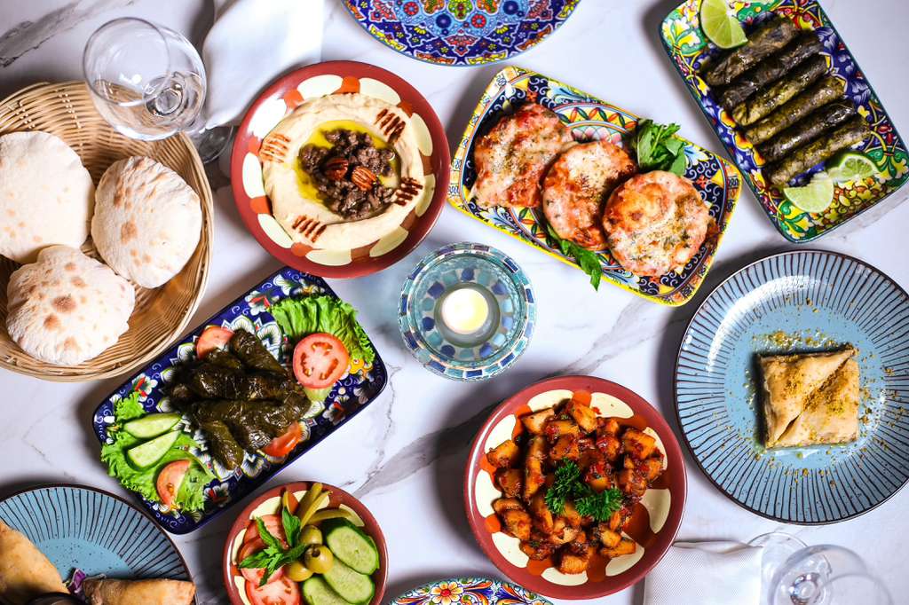Rotana Restaurant Lounge: high quality appetizing food spread
