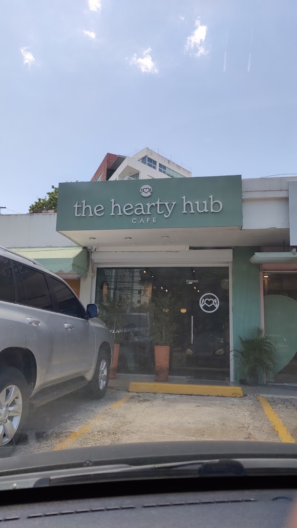 The Hearty Hub: clear exterior shot of venue