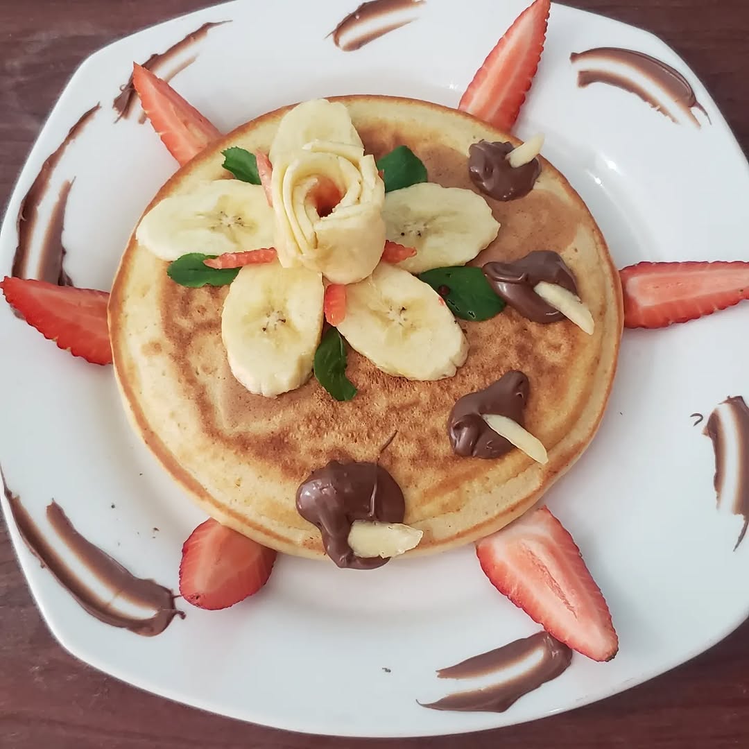 Carmita's Pancake House: appetizing and well-presented pancake dish