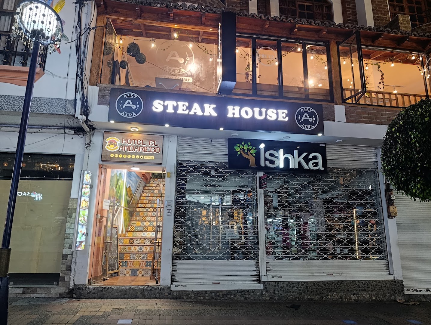 Ally Allpa Steak House: clear exterior shot of restaurant