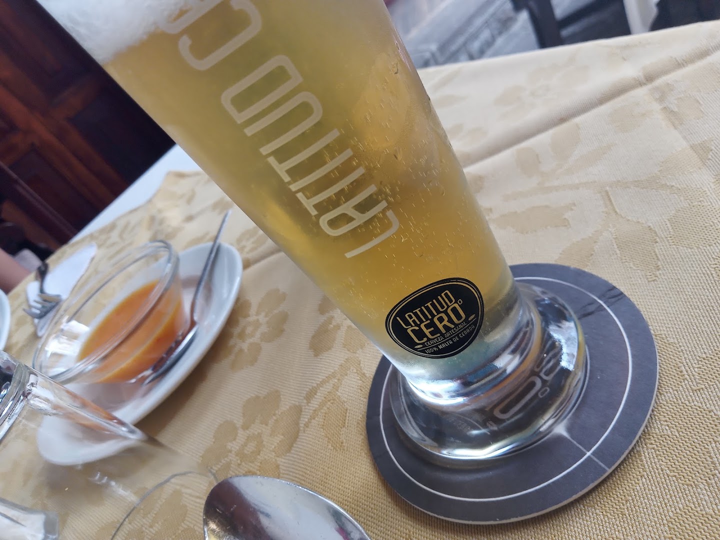 Pakari Tambo: clear photo of served drink