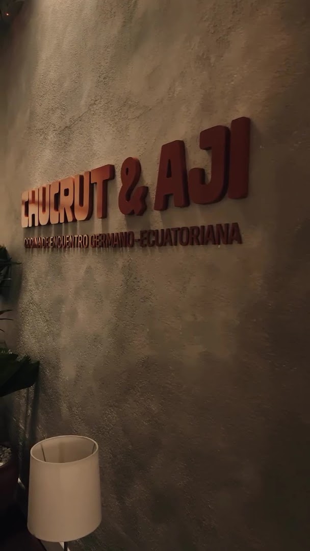 Chucrut y Ají: clear signage of the restaurant