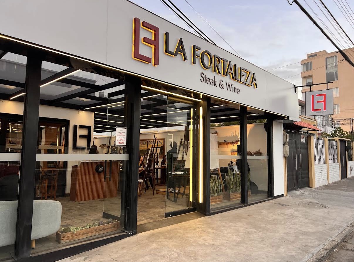 La Fortaleza Steak and Wine: clear, professional exterior restaurant shot