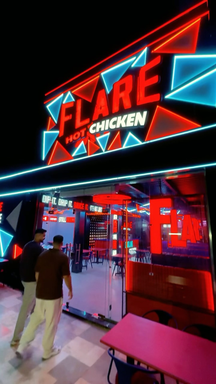 Flare Hot Chicken: attractive exterior and inviting atmosphere