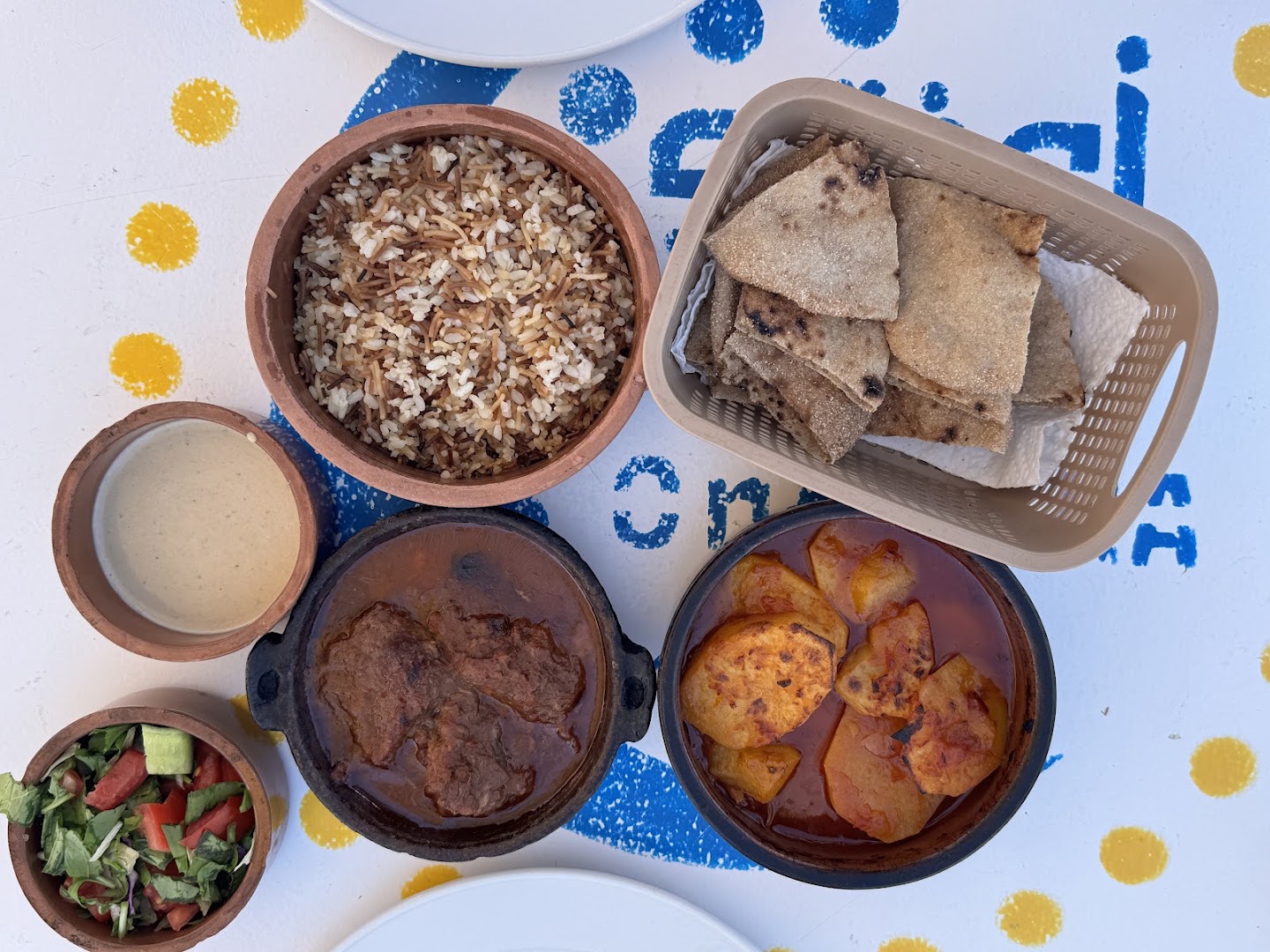 Amory Restaurant: appetizing top-down food shot