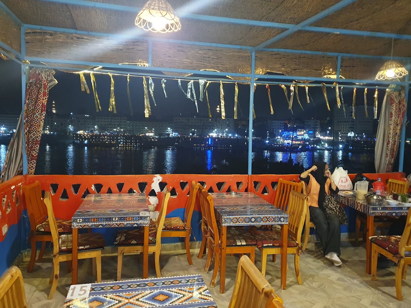 Bob Marley Moonlight Terrace Restaurant & Cafe: inviting atmosphere and clear view