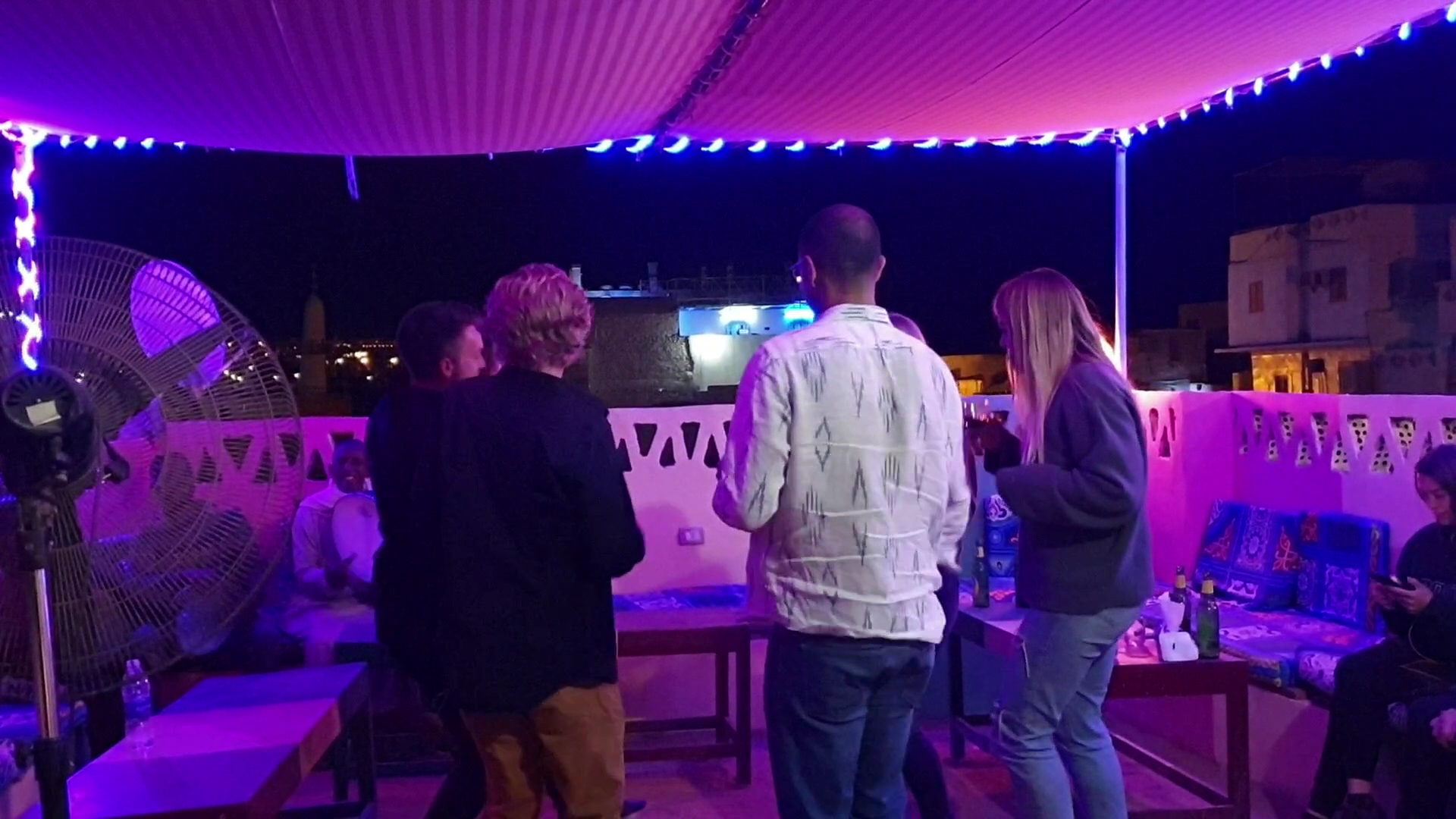 Bob Marley Moonlight Terrace Restaurant & Cafe: lively restaurant terrace atmosphere