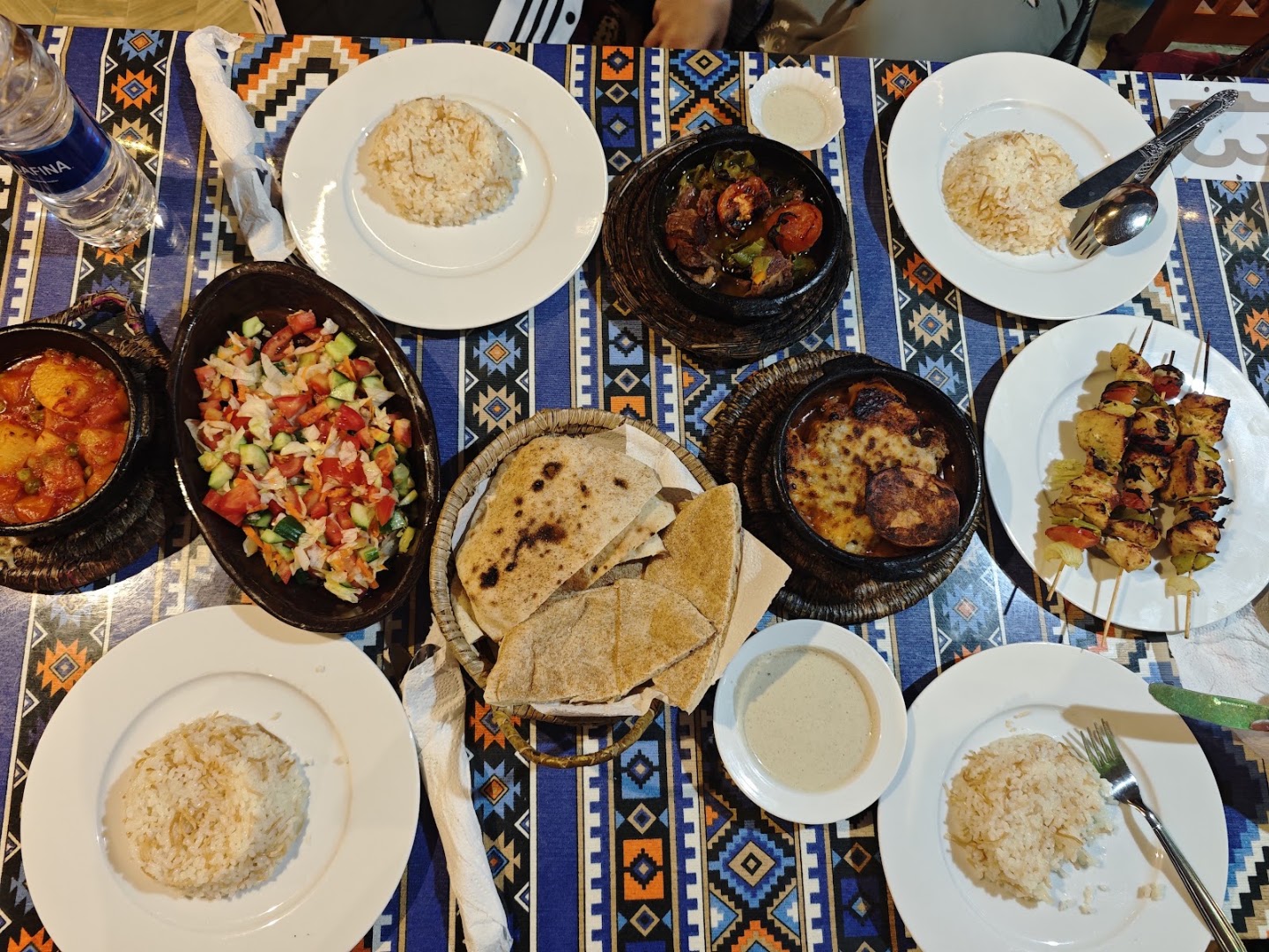 Bob Marley Moonlight Terrace Restaurant & Cafe: appetizing spread of restaurant food