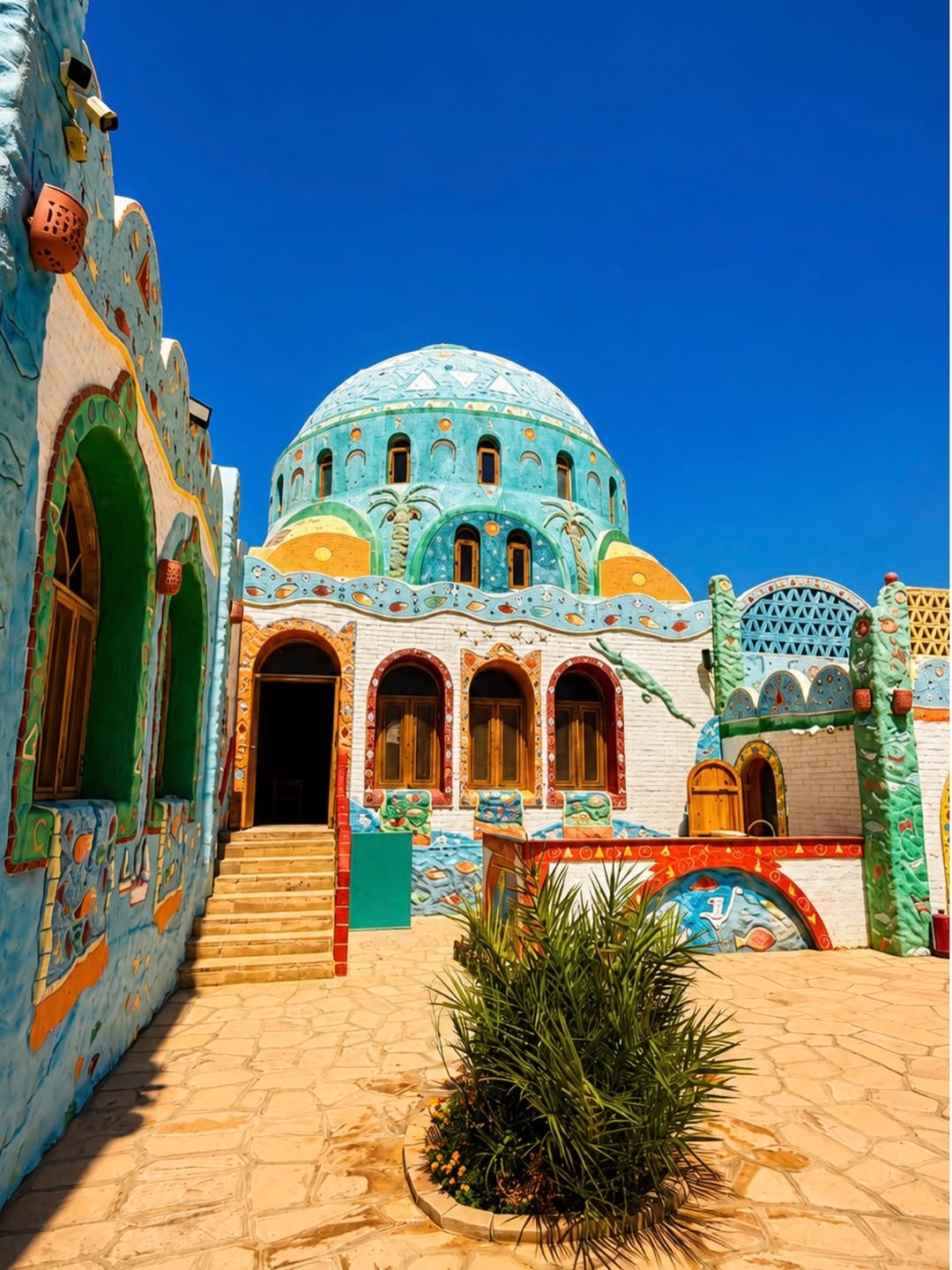 Kato Dool Nubian Restaurant & Cafe: beautiful exterior architectural shot